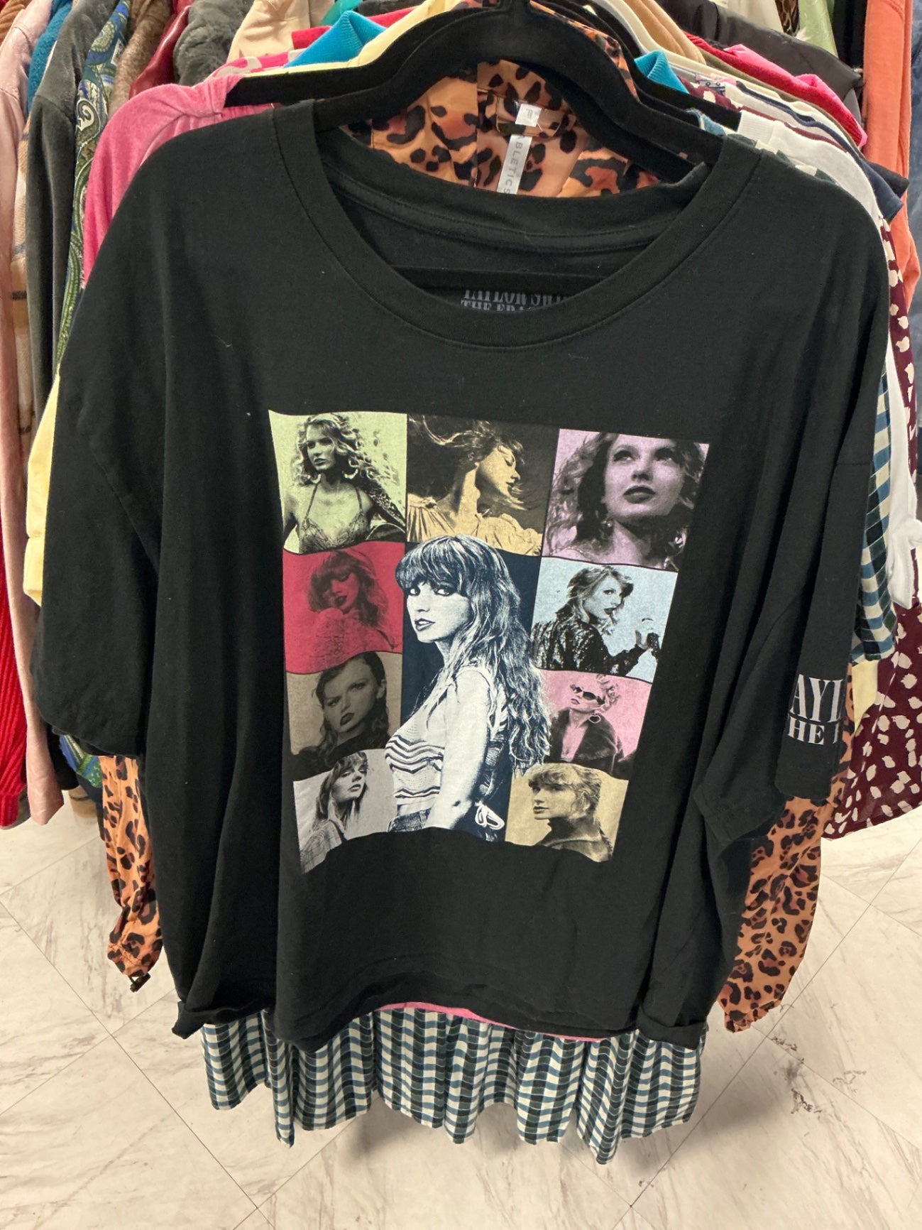 Taylor Swift Concert T-Shirt 2X Black