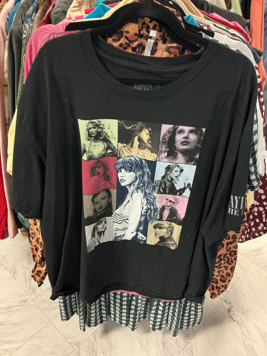Taylor Swift Concert T-Shirt 2X Black