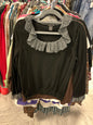 August Silk Sweater XL Black