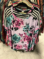 Sew In Love T-Shirt 3X Lavender with Floral Print