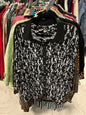 Slim Factor Blouse 3X Black and White