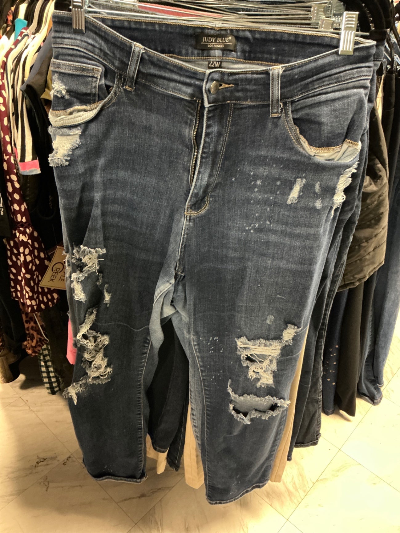 Judy Blue Jeans 22W Dark Blue