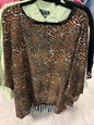 Russell Kemp Blouse 3X Brown