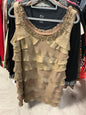 S.L. Fashions Dress 18 Tan