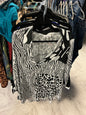 Serengeti Shirt L Black and White