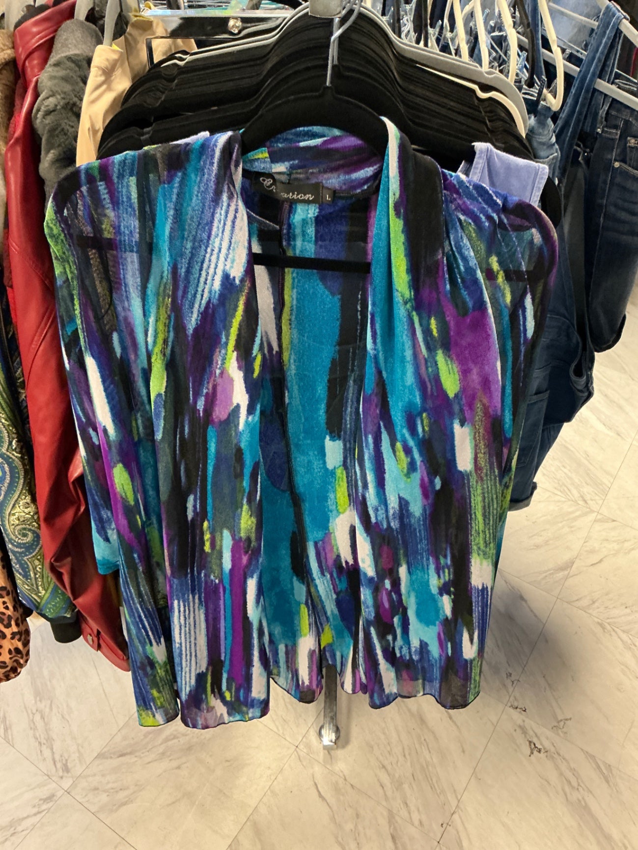 Creation Cardigan L Multicolored