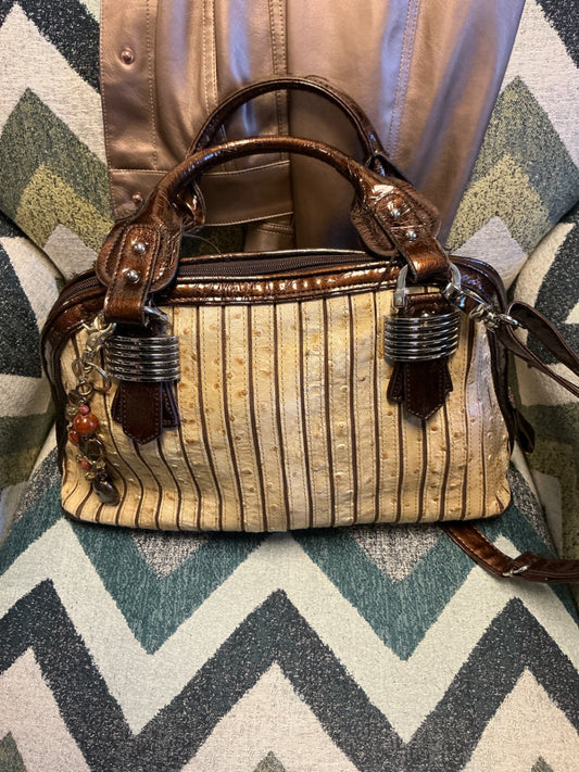 Handbag Beige and Brown