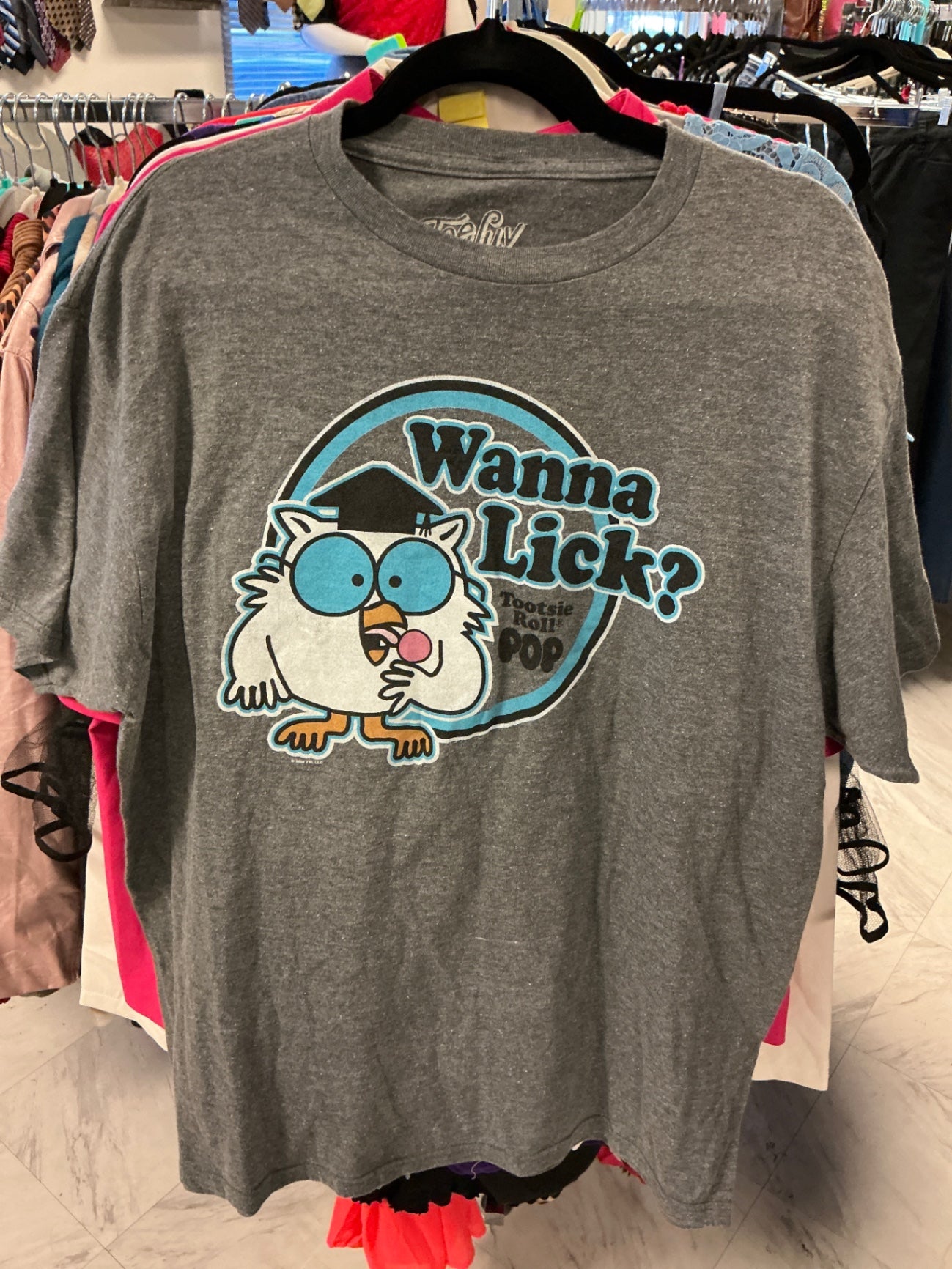 Tootsie Roll T-Shirt - Gray - XL