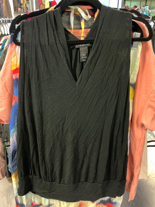 Lane Bryant Sleeveless Top - Black - 18/20