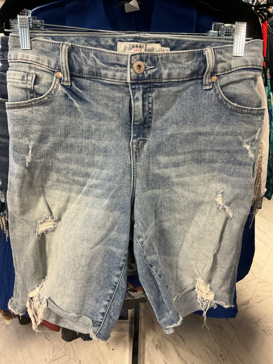 Torrid Denim Shorts - Light Blue - 20