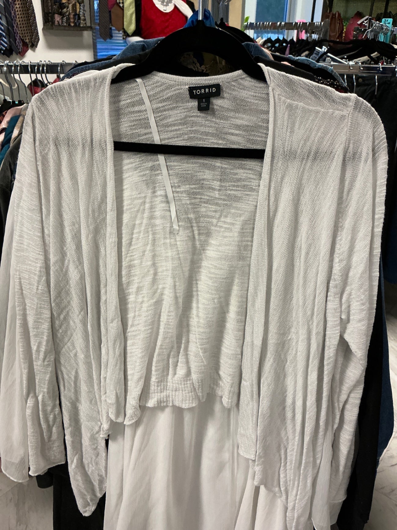 Torrid Cardigan - White - 1