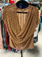SHEIN Curve Blouse - Brown - 1X