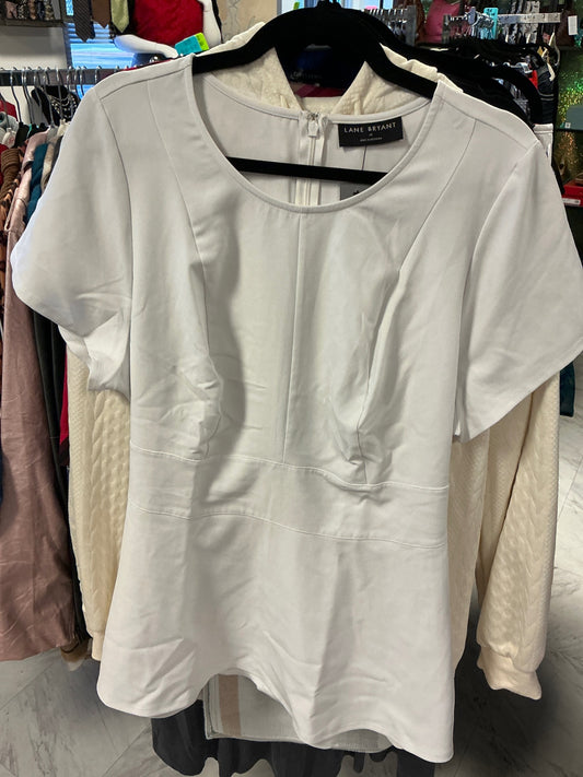 Lane Bryant Blouse - White - 18 NWT