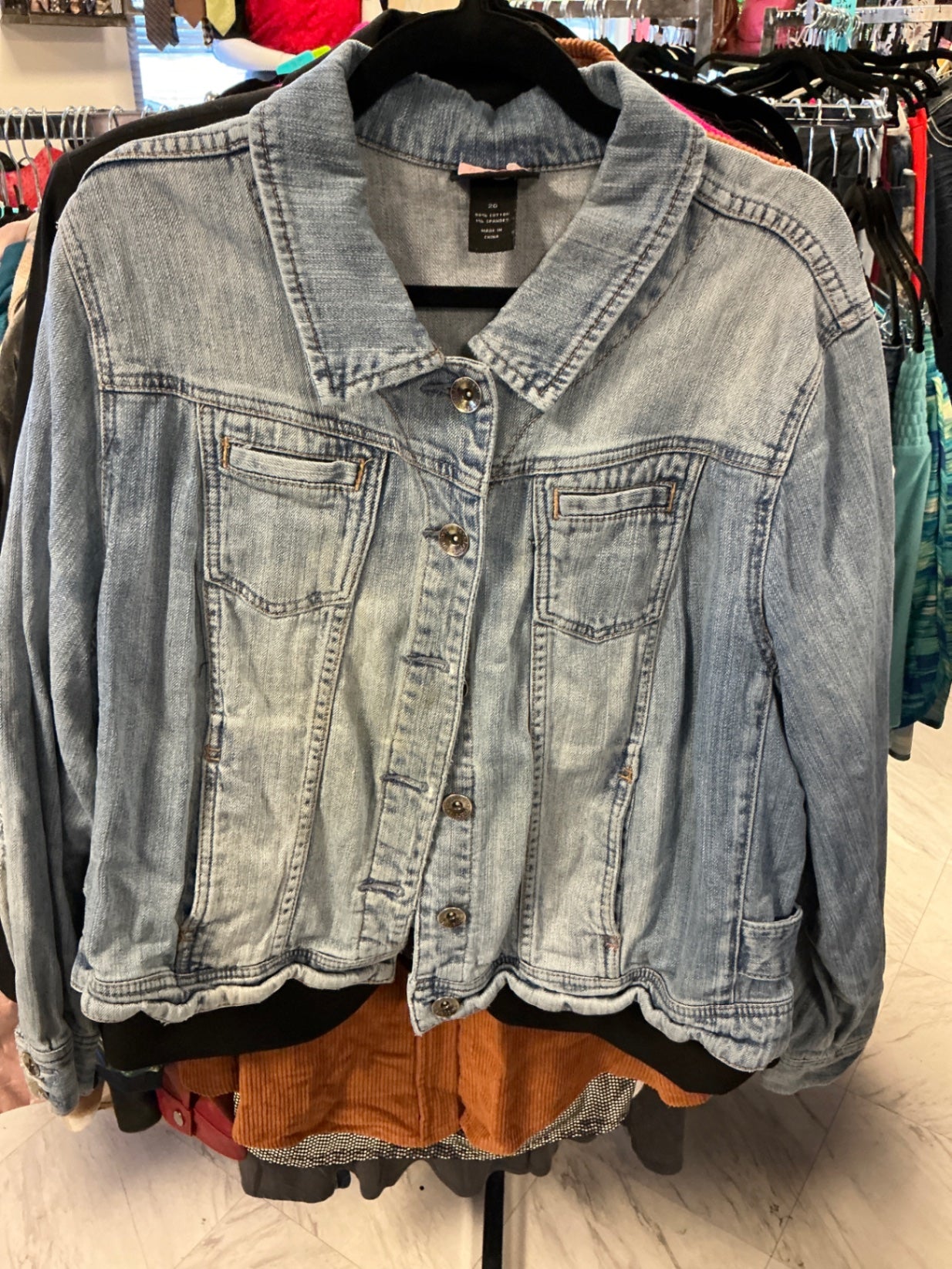 Lane Bryant Jean Jacket - Light Blue - 20