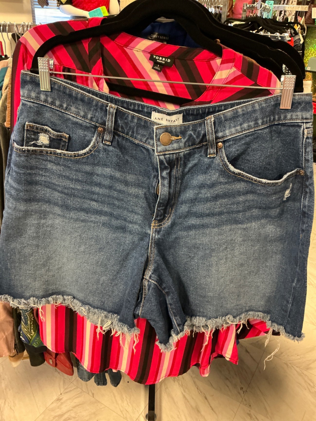 Lane Bryant Shorts - Blue - 16