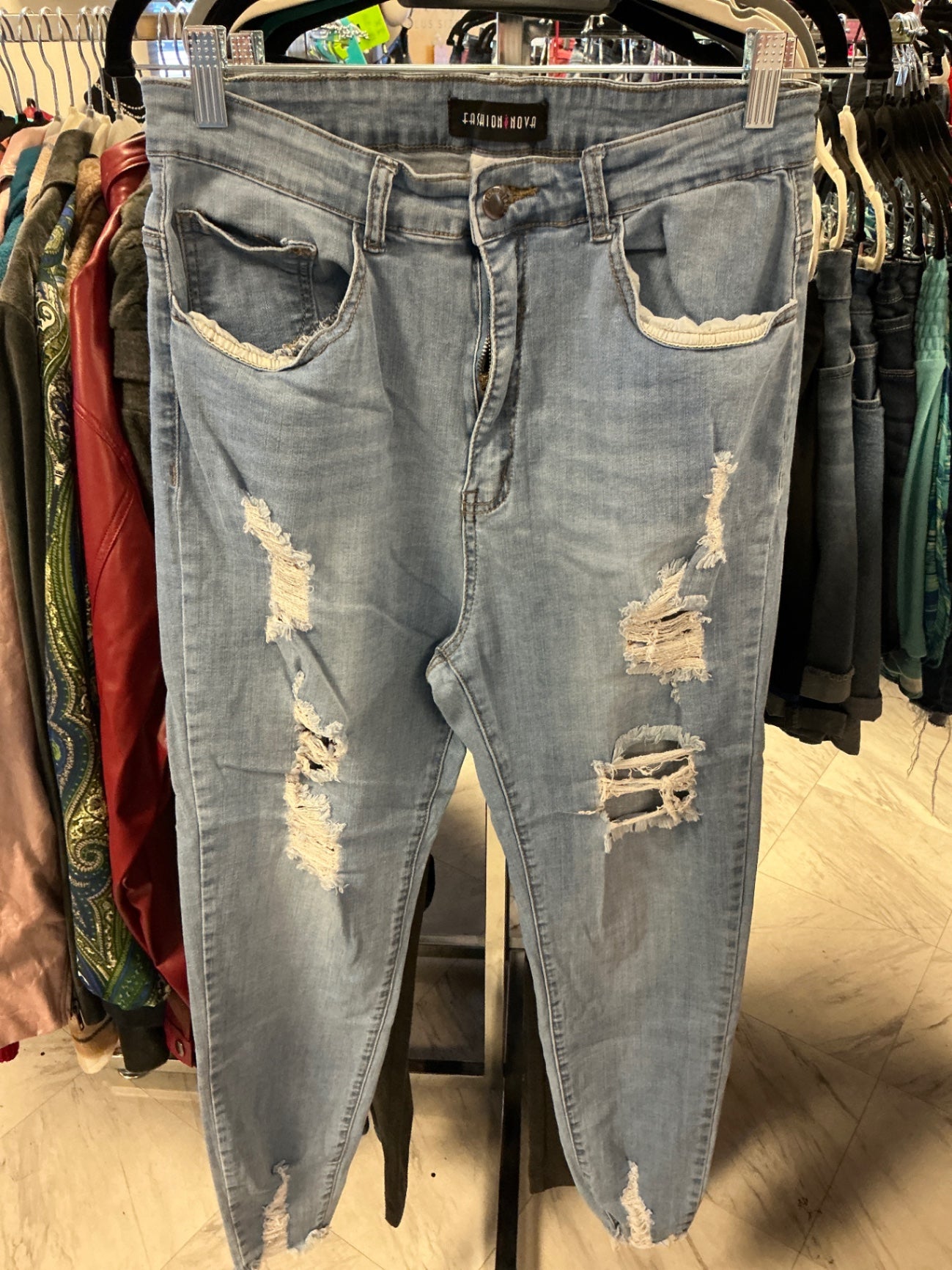 Fashion Nova Jeans - Light Blue - 1X