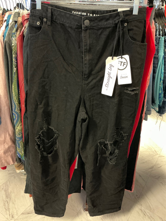 Fashion to Figure Jeans - Black - 20 NWT