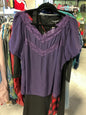 Worthington Woman Top - Purple - 1X