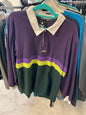 LRG Polo Shirt - Purple/Green - 2X