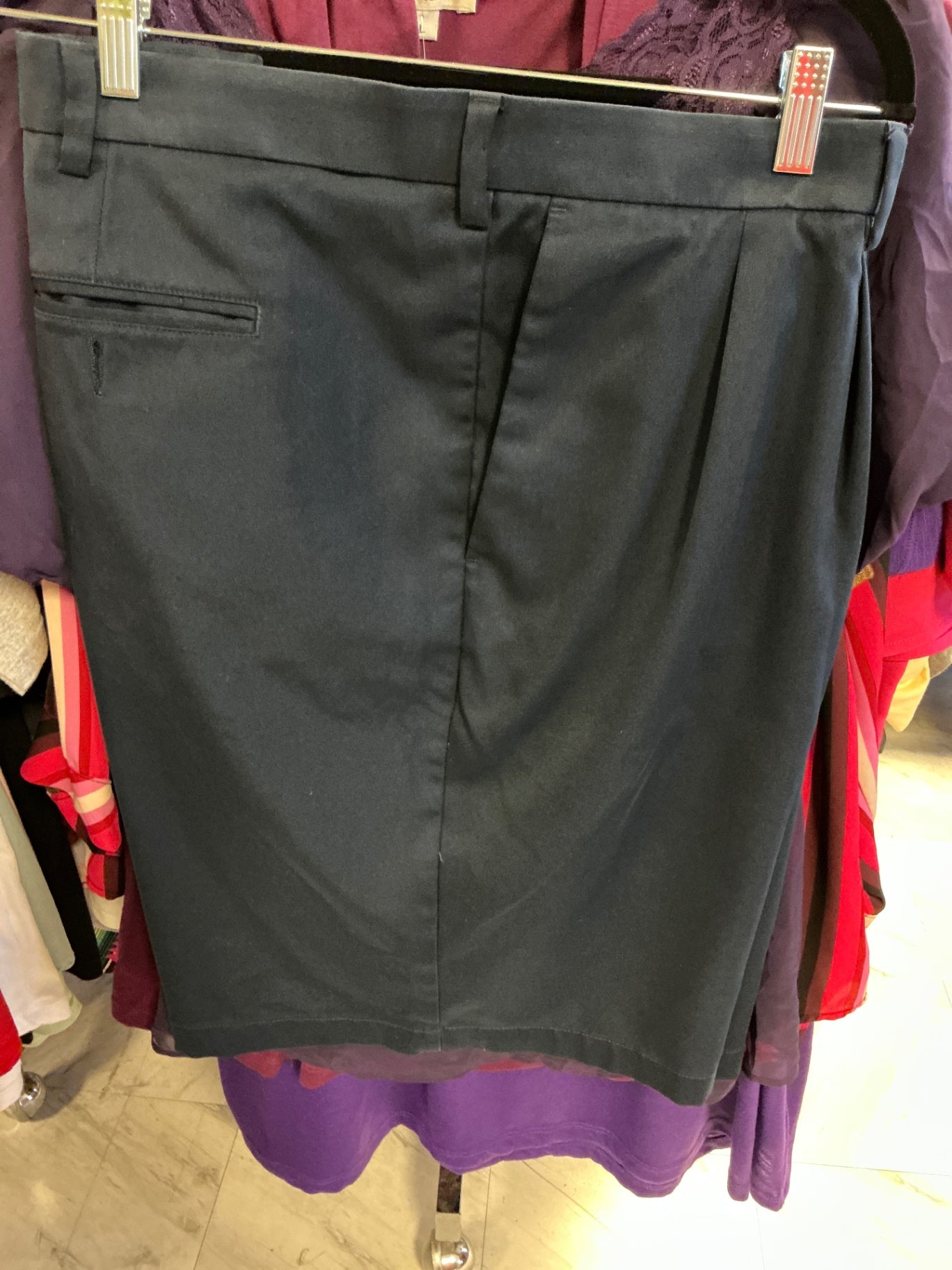Roundtree & York Dress Shorts - Navy - 50
