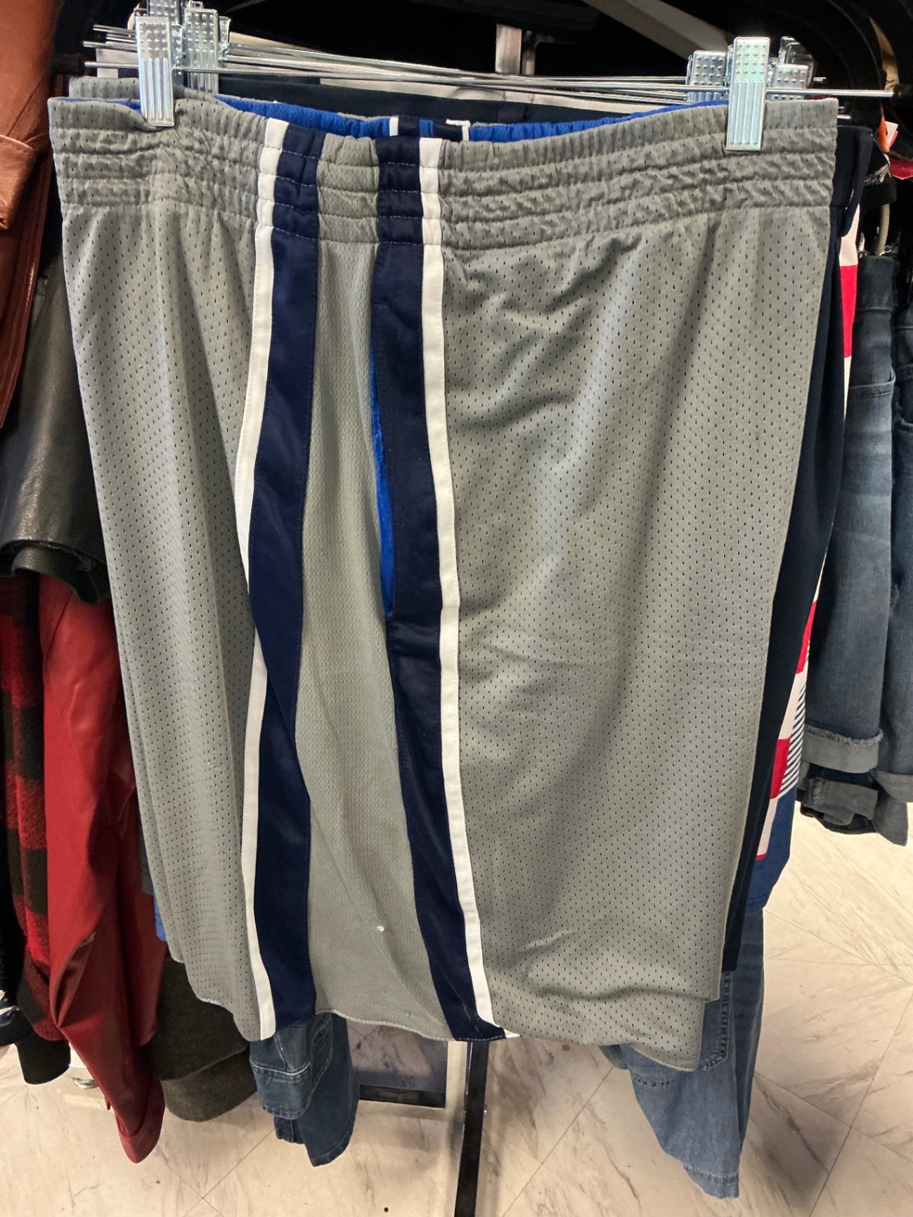 Starter Athletic Shorts - Reversible - Gray - 3X