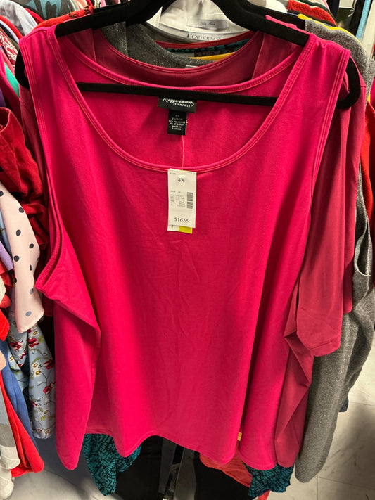 Maggie Barnes Tank Top - Pink - 4X