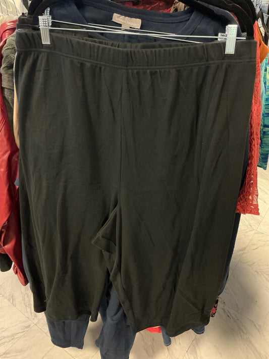 Roaman's Capri Pants - Black - 6X 42/44 NWT