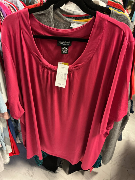 Maggie Barnes Blouse - Pink - 4X NWT