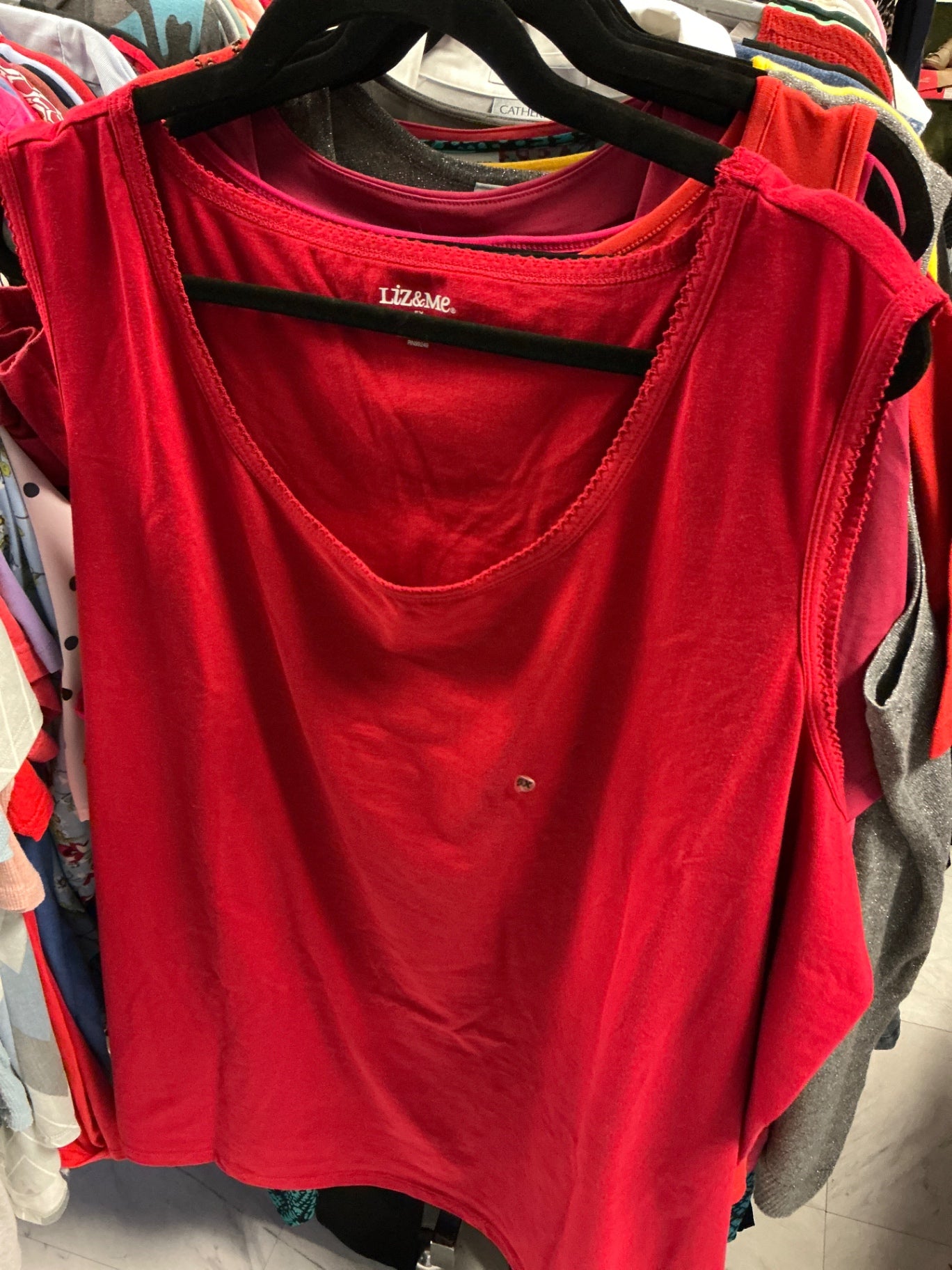 LIZ&ME Tank Top - Red - 5X
