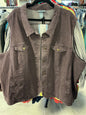 Liz&Me Denim Vest - Purple - 5X NWT