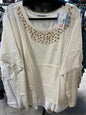 Liz&Me T-Shirt - Ivory - 5X NWT