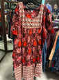 Only Necessities Dress - Red and Burgundy - 6X 42/44 NWT