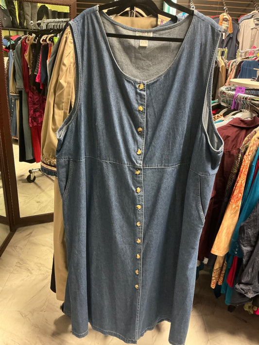 ROBBIE BEE Denim dress - Blue - 34W