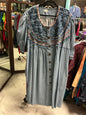 Custom Made Denim Dress - Blue - 5-6X