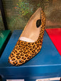 Fitzwell Women's Flat Shoes - Leopard print (Brown, Black, Orange) - 11