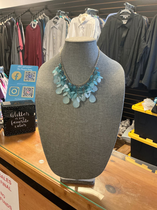 Necklace - Blue -