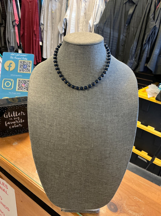 Unbranded Necklace - Navy Blue -