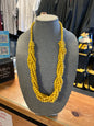 Necklace - Yellow -