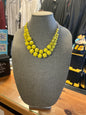 Necklace - Yellow -