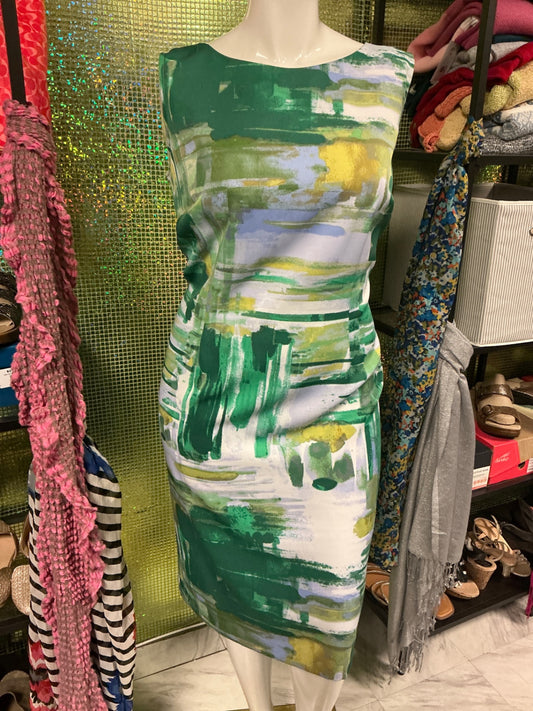 Maya Brooke Sleeveless Dress - Green - 18W