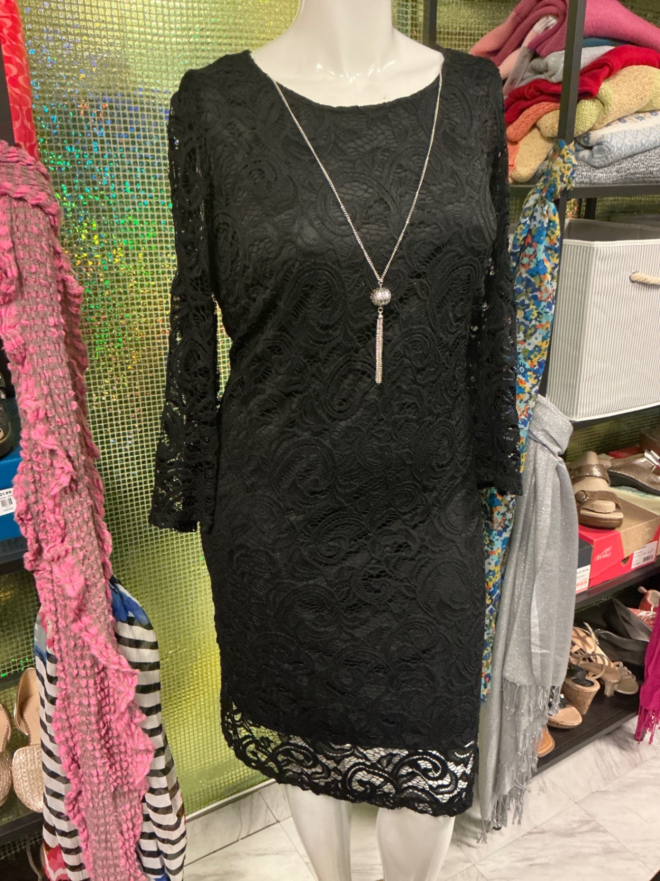 Tacera Dress - Black - 2X