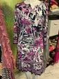 Violet B Woman Dress - Navy, Pink, White - 2X