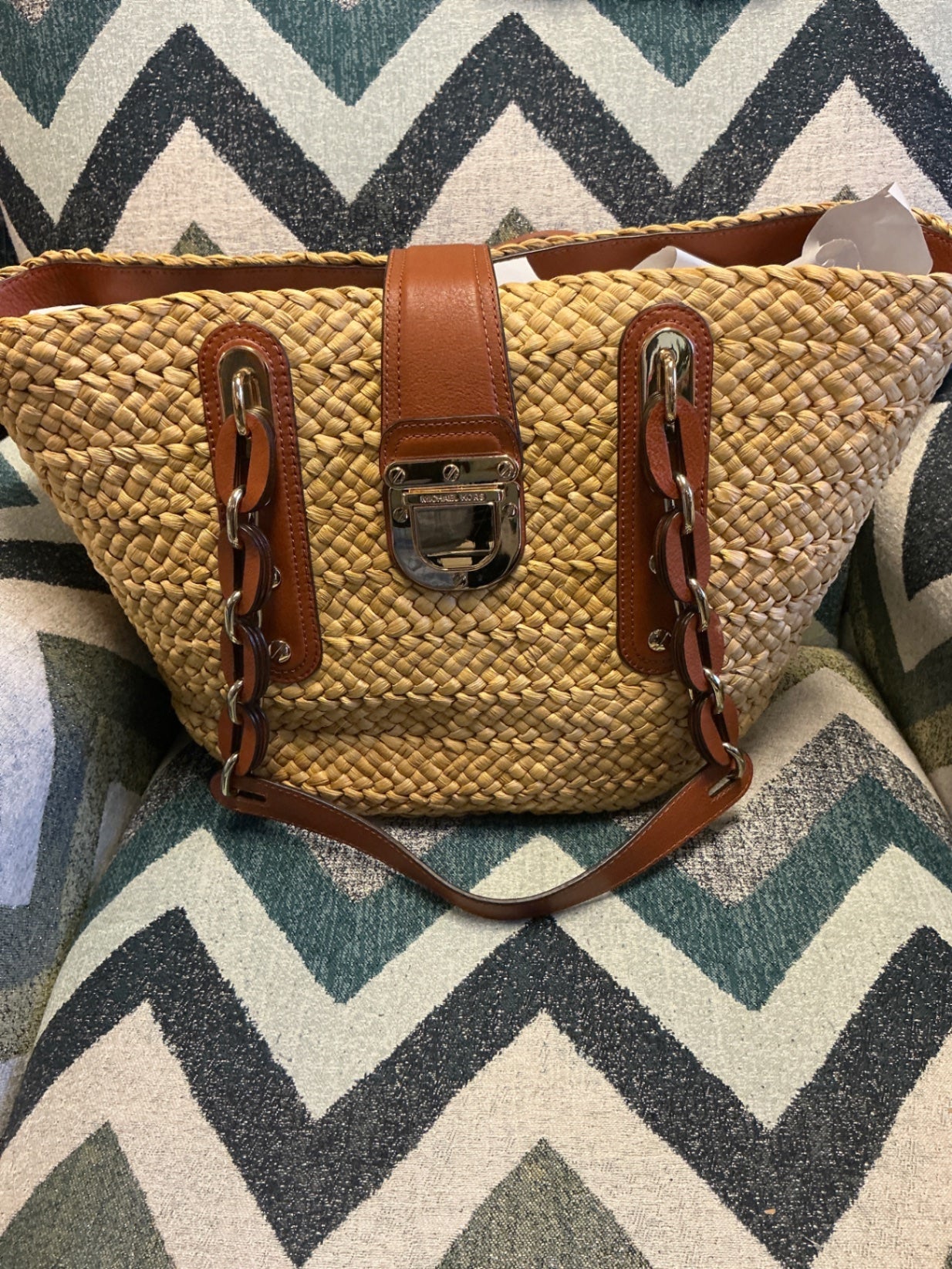 Michael Kors Tote Bag - Beige and Brown -