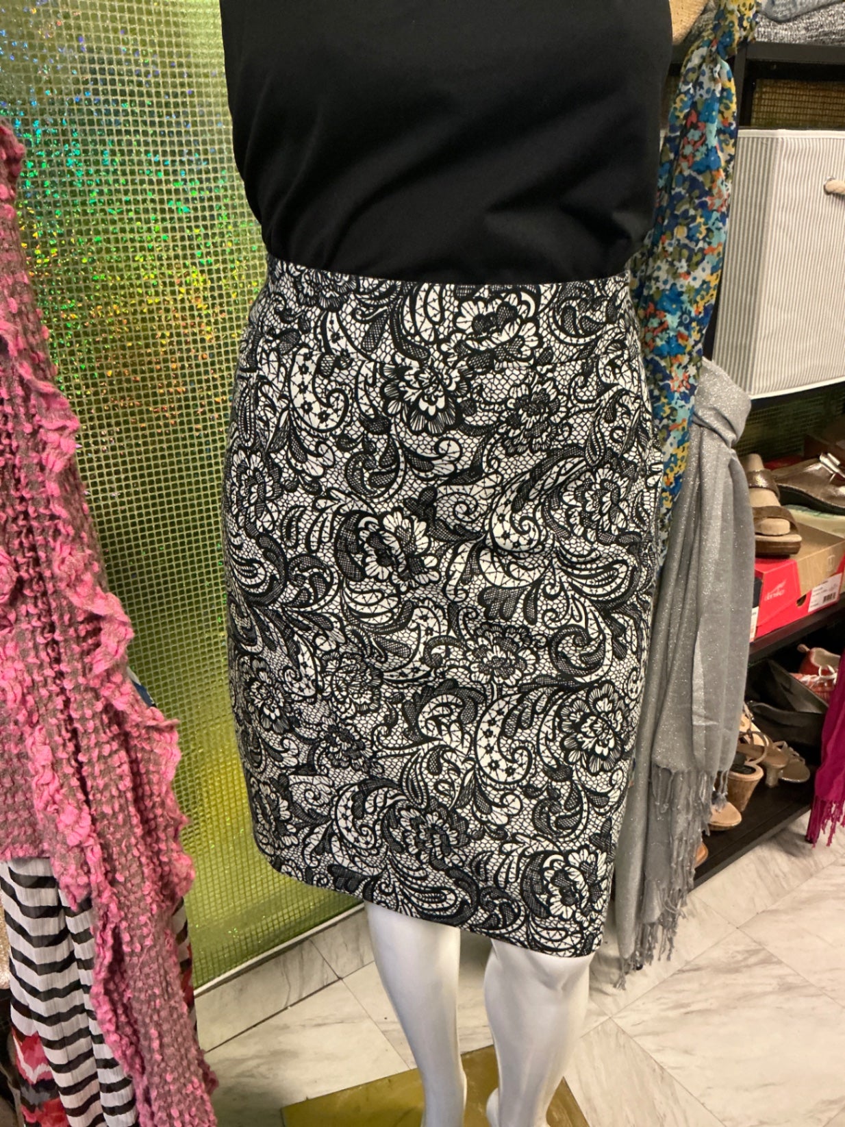 Lane Bryant Skirt - Black and white - 20