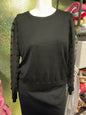 Madison Hudson Sweater Blouse - Black - 1X