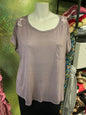 Paper Tee T-Shirt - Light Pink - 3X