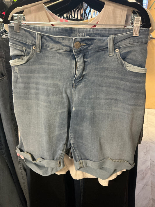 Time and Tru Denim Shorts - Light Blue - 20