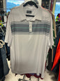 Ben Hogan Polo Shirt - White and Gray with Green accents - 2XL