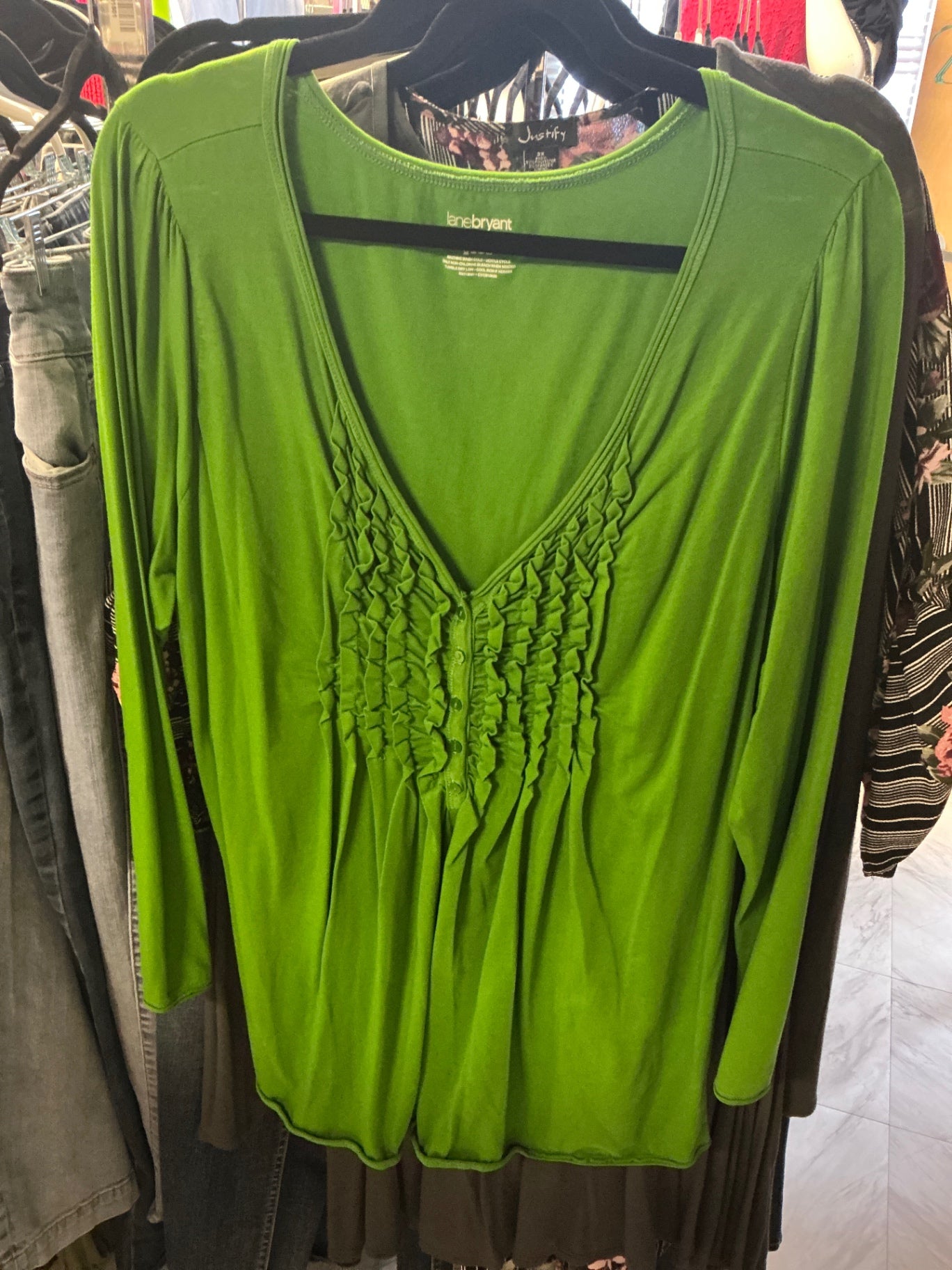 Lane Bryant Blouse - Green - 18/20