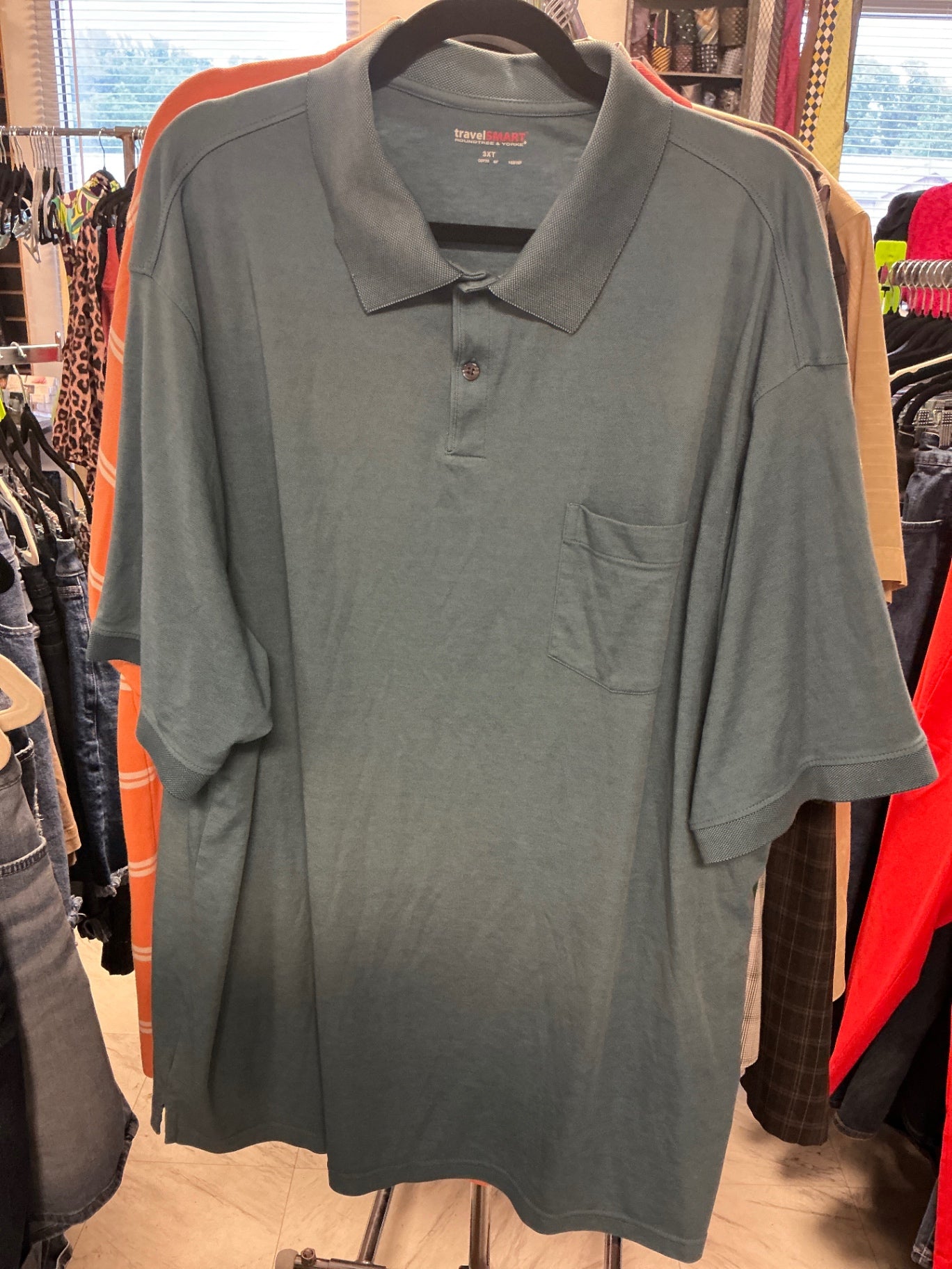 Roundtree & York Polo shirt - Gray - 3XLT